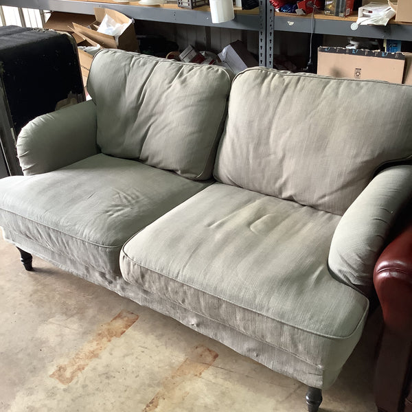 Grey loveseat